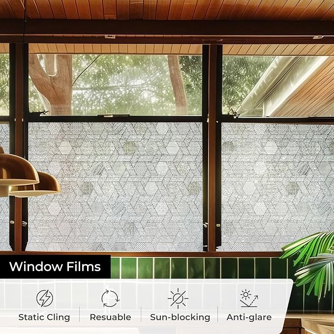 3D Stained Glass Window Film, Decorative Window Privacy Film - Image 3