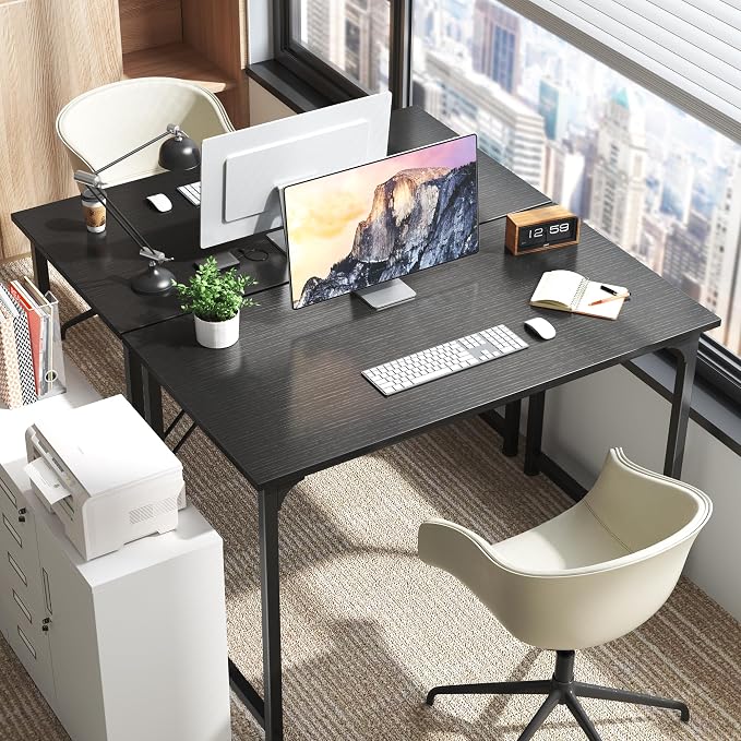 Huuger Modern Simple Office Desk, 40 Inch Gaming Desk - Image 8