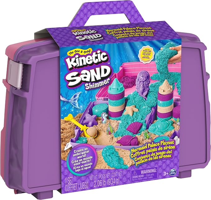 Kinetic Sand Mermaid Palace Set, Moldable Play Sand Sensory Toys, Ages 3+ | - Image 10