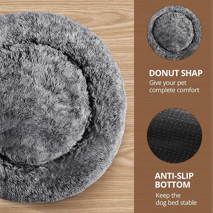 JOLLYVOGUE Calming Dog Bed for Small Dogs - Image 3