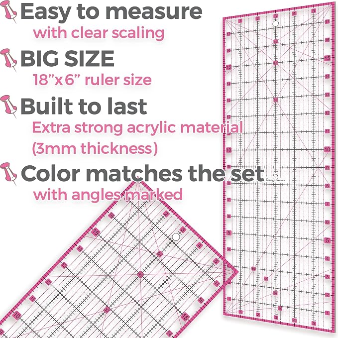 Rotary Cutter Set pink - Image 4