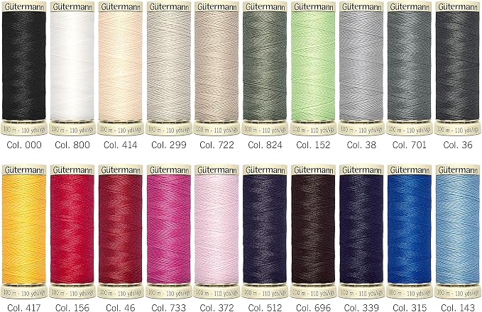 Gutermann Thread Set: Sew-All: 100m: Pack of 20 - Image 4