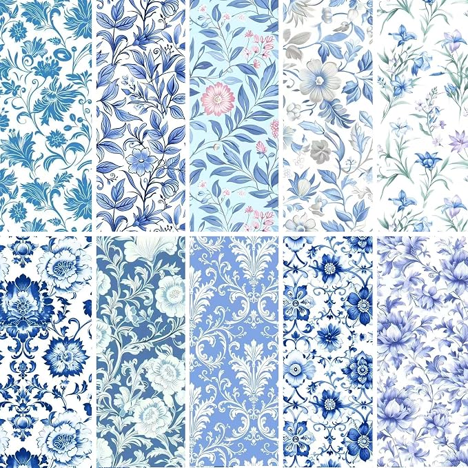 8"x8" 50pcs Cotton Fabric Squares - Image 3
