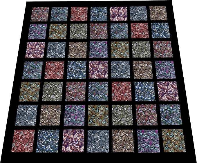 12" 50pcs Cotton Fabric Squares - Image 2