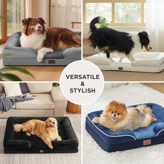 Bedsure Orthopedic Dog Bed Medium Size Dogs - Image 9