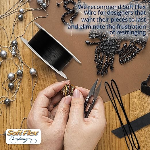 Soft Flex 49 Strand Beading Wire - Heavy 0.24 Diameter - 10 Feet Nylon Design Wire