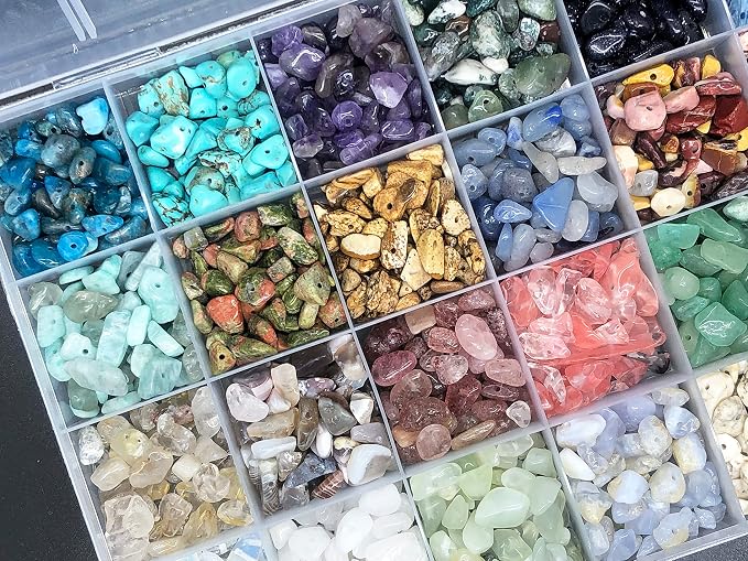 Gemstone Beads Natural Irregular Shaped Stone Chips Crystal Energy Healing Power - Image 6