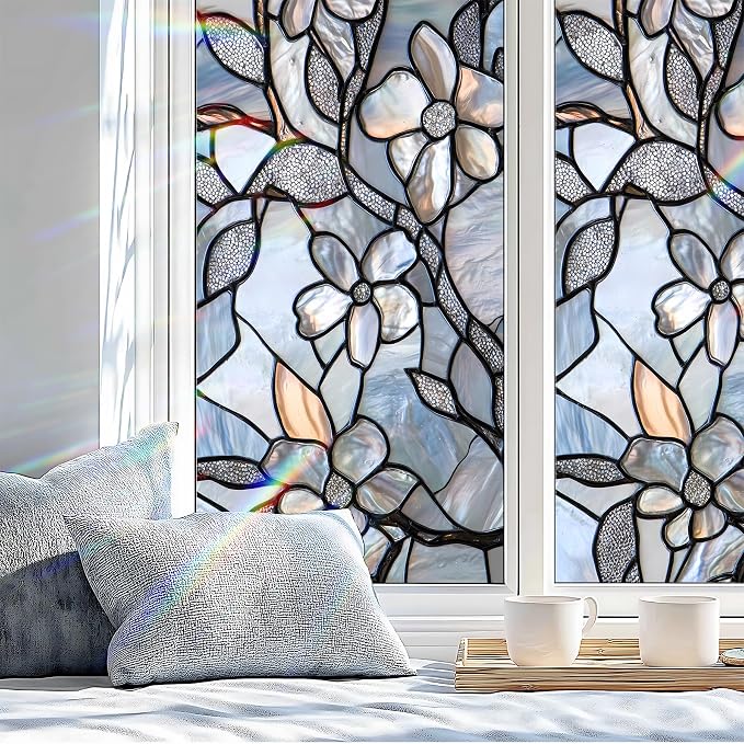 Stained Glass Window Privacy Film Static Cling - Image 4