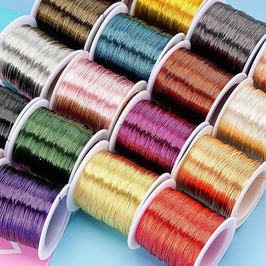 203 Feet Tarnish Resistant Copper Wires 24 Gauge/0.5mm Jewelry Craft Wires - Image 5