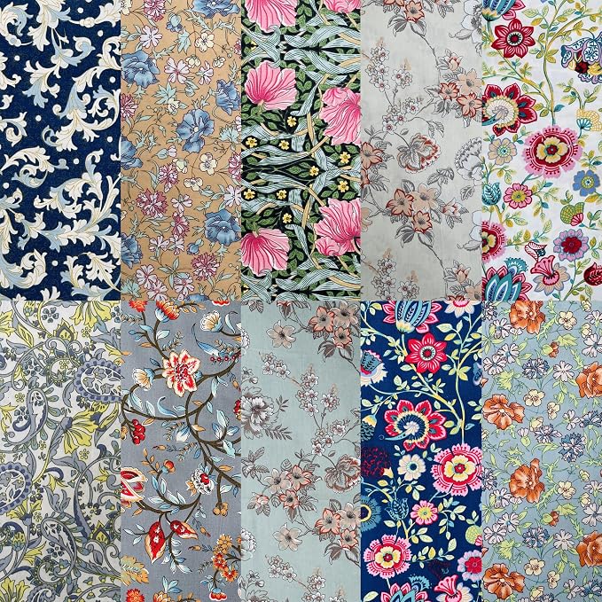12"x12" 50pcs Cotton Fabric Squares - Image 3