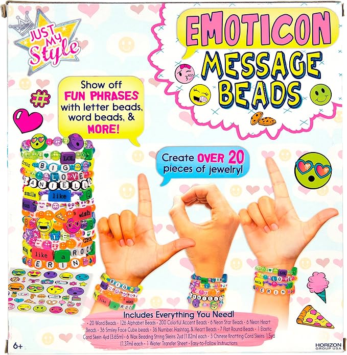 Just My Style Emoticon Message Beads by Horizon Group, DIY 20+ Jewelry Projects - Image 8
