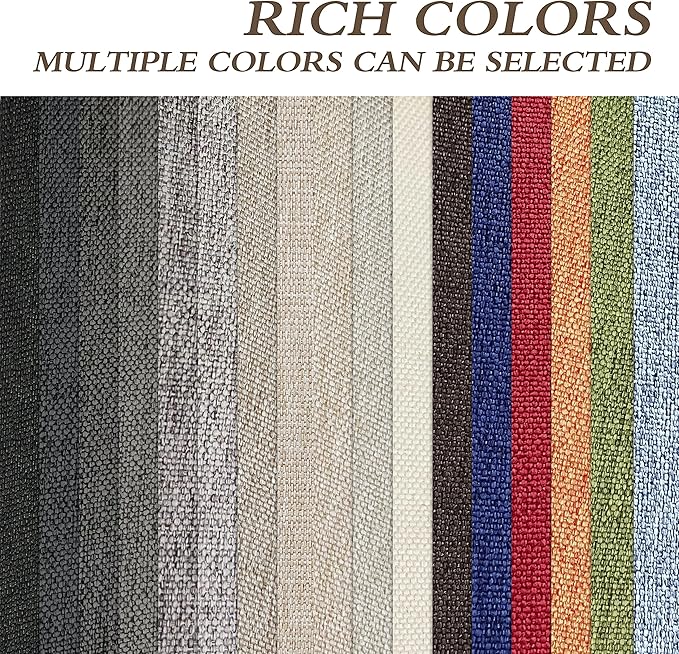 King Mountain Premium Linen Fabric Iron-on Repair Patch, Inside&Outside 3"x60" With Backing Glue, Decorative Kit (Medium Grey)