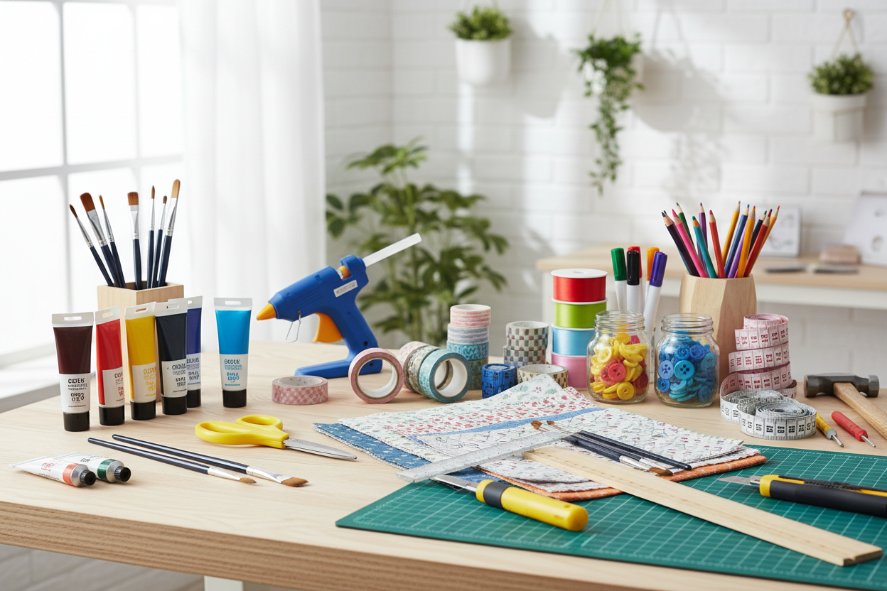 Great selection of craft supplies and DIY tools